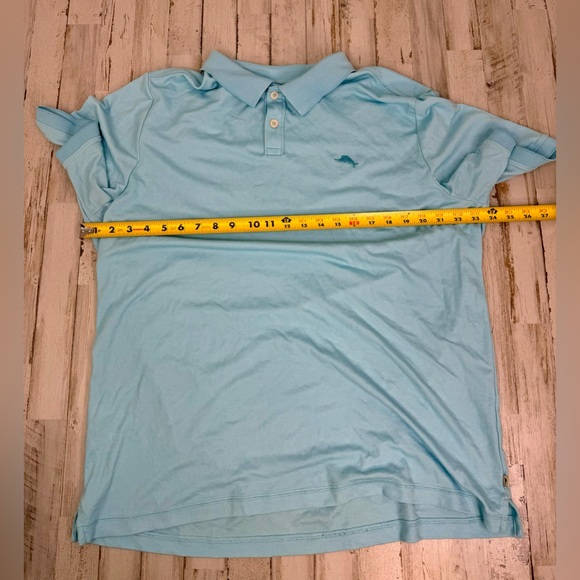Tommy Bahama Polo Shirt Mens XL Blue Performance Golf Logo Stretch - Picture 4 of 10